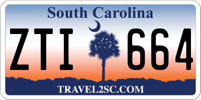 SC license plate ZTI664