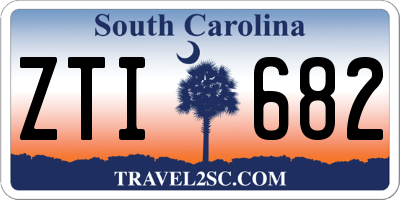 SC license plate ZTI682