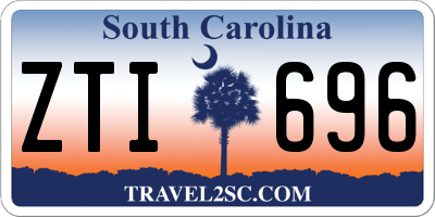 SC license plate ZTI696