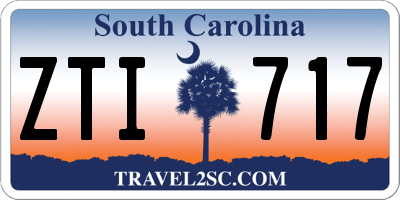 SC license plate ZTI717