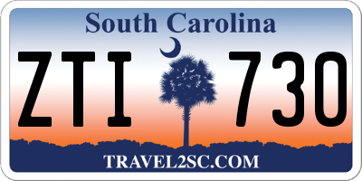 SC license plate ZTI730