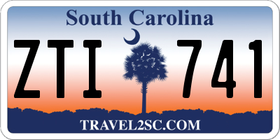SC license plate ZTI741