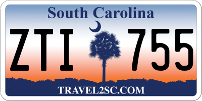 SC license plate ZTI755
