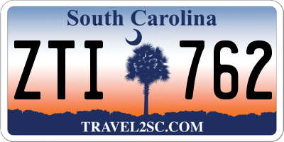 SC license plate ZTI762