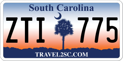 SC license plate ZTI775
