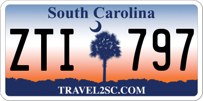 SC license plate ZTI797