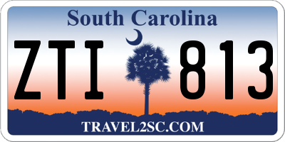 SC license plate ZTI813