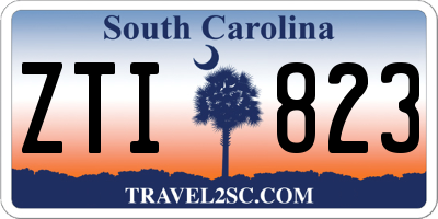 SC license plate ZTI823