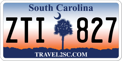 SC license plate ZTI827