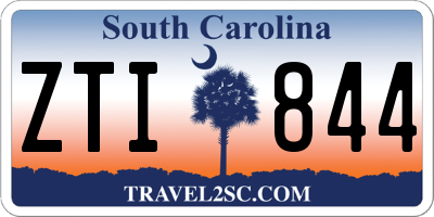 SC license plate ZTI844