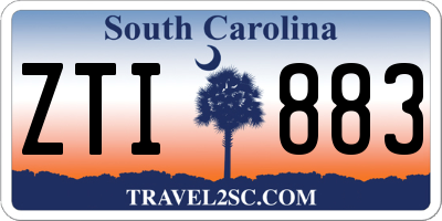 SC license plate ZTI883