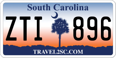 SC license plate ZTI896