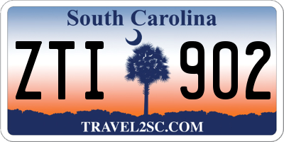 SC license plate ZTI902