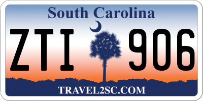 SC license plate ZTI906