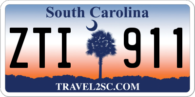 SC license plate ZTI911