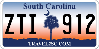SC license plate ZTI912