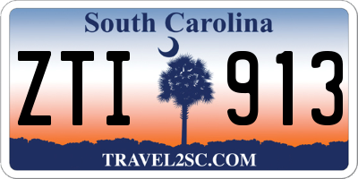 SC license plate ZTI913