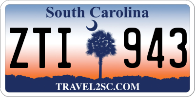 SC license plate ZTI943
