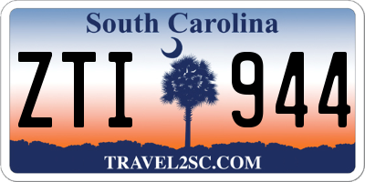 SC license plate ZTI944
