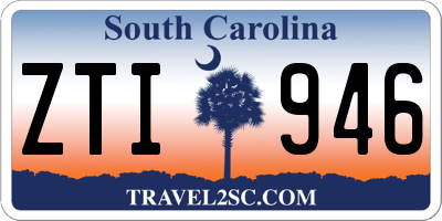SC license plate ZTI946