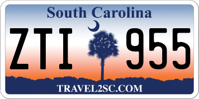 SC license plate ZTI955