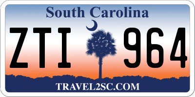 SC license plate ZTI964