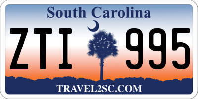 SC license plate ZTI995