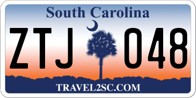 SC license plate ZTJ048