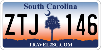 SC license plate ZTJ146