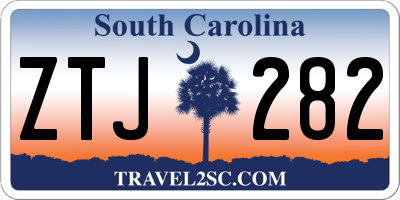 SC license plate ZTJ282