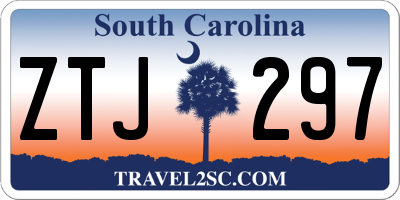 SC license plate ZTJ297