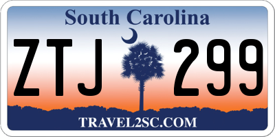 SC license plate ZTJ299