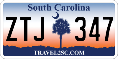 SC license plate ZTJ347