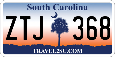 SC license plate ZTJ368