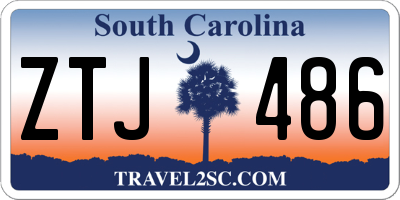 SC license plate ZTJ486