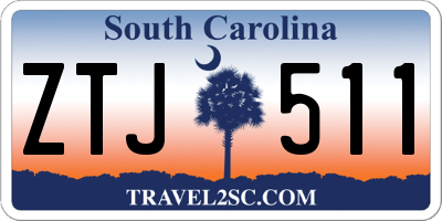 SC license plate ZTJ511