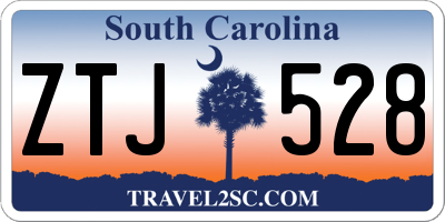 SC license plate ZTJ528