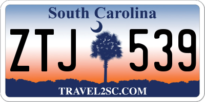SC license plate ZTJ539