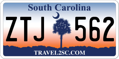 SC license plate ZTJ562