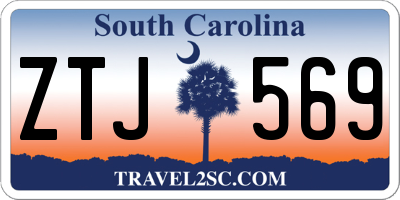 SC license plate ZTJ569