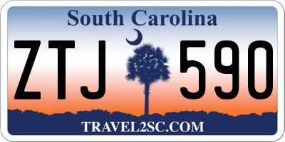 SC license plate ZTJ590