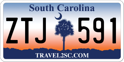 SC license plate ZTJ591