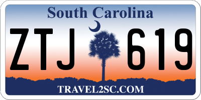 SC license plate ZTJ619