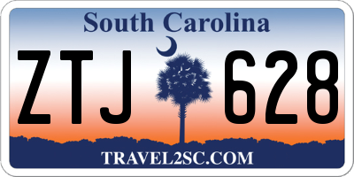 SC license plate ZTJ628