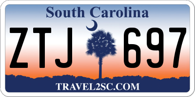 SC license plate ZTJ697