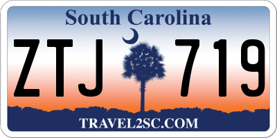 SC license plate ZTJ719