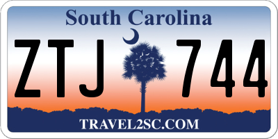 SC license plate ZTJ744