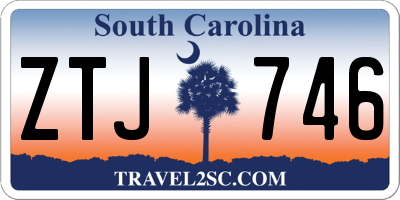 SC license plate ZTJ746