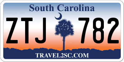 SC license plate ZTJ782