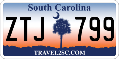 SC license plate ZTJ799
